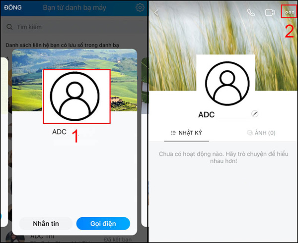 Cách lấy số điện thoại từ Zalo sang điện thoại (1)