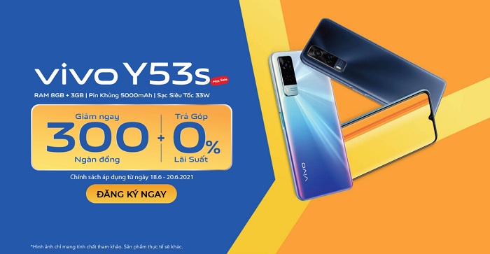 Ưu đãi khi khách hàng đặt trước Vivo Y53s