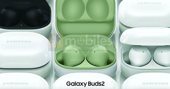 Galaxy Buds 2 được hoàn thiện với 2 tông màu