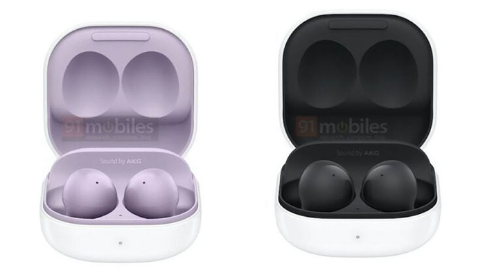 Galaxy Buds 2 màu Tím và Đen