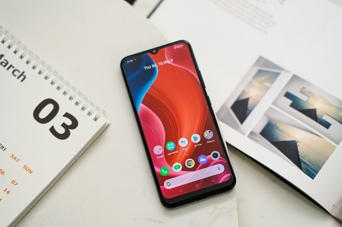 Mặt trước của Realme Narzo 30A