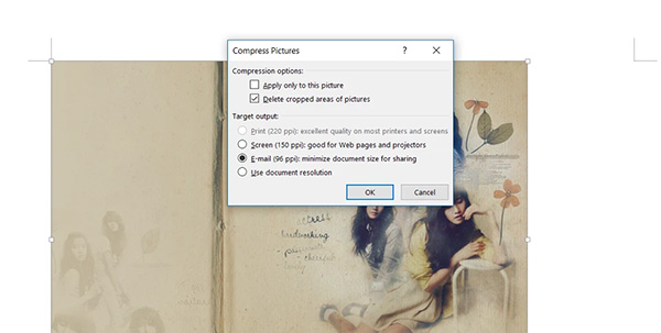 Giảm dung lượng ảnh trong Word bằng cách nén trực tiếp ảnh trong tài liệu (2)
