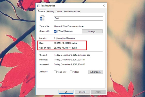 Giảm dung lượng ảnh trong Word bằng cách nén trực tiếp ảnh trong tài liệu