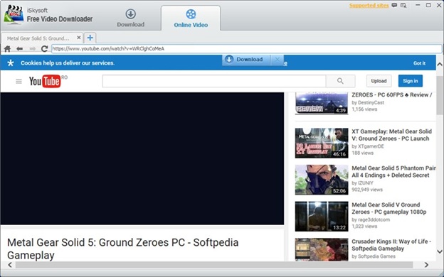 Phần mềm được trang bị các công cụ tải video chuyên nghiệp với chất lượng HD