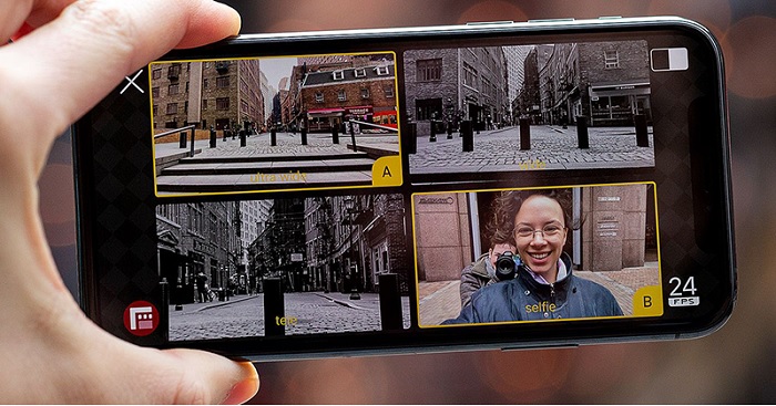 Quay video bằng cả camera trước và sau trên iPhone