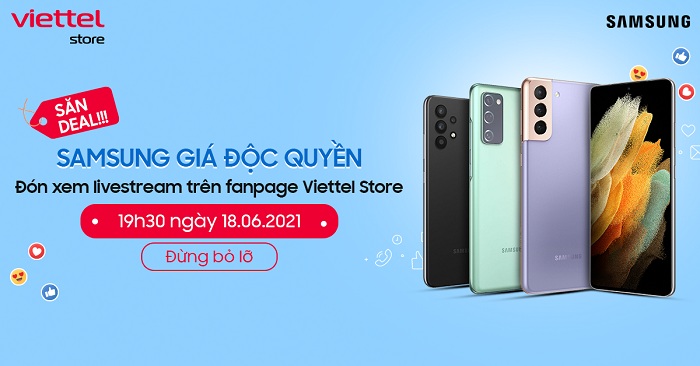 Cuối tuần này mua smartphone Samsung tại Viettel Store có gì hot?