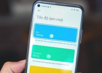 smartphone Xiaomi có màn hình tần số quét cao