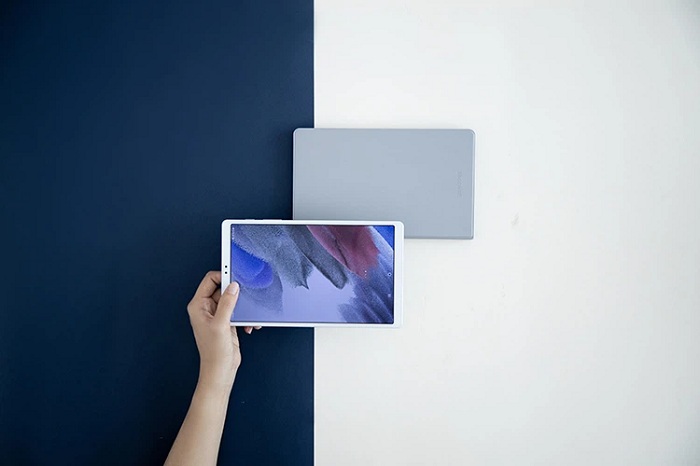 Galaxy Tab A7 Lite sở hữu thiết kế bắt mắt hơn