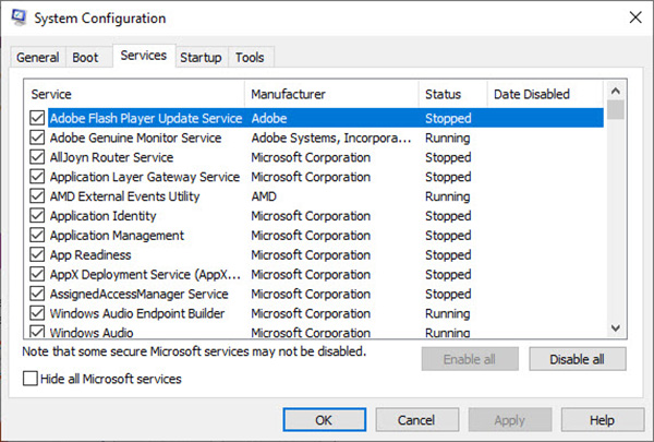 Sửa lỗi xung đột phần mềm và hệ điều hành (1)