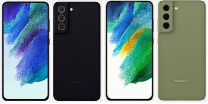 Galaxy S21 FE màu Đen và Xanh ô liu