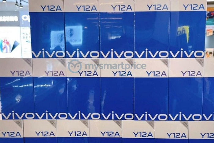 Ảnh hộp bán lẻ Vivo Y12A được Mysmartprice tiết lộ