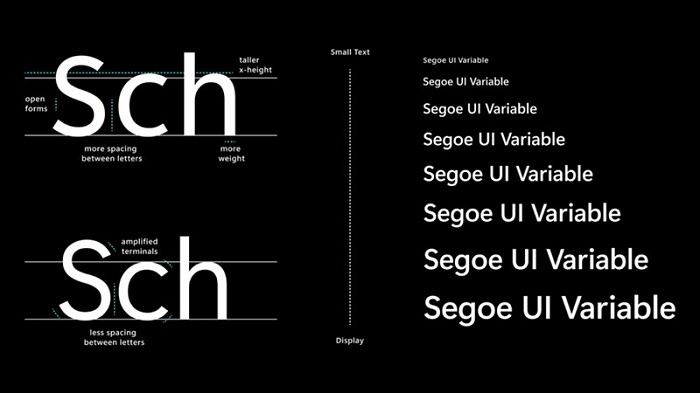 Phông chữ mới trên Windows 11