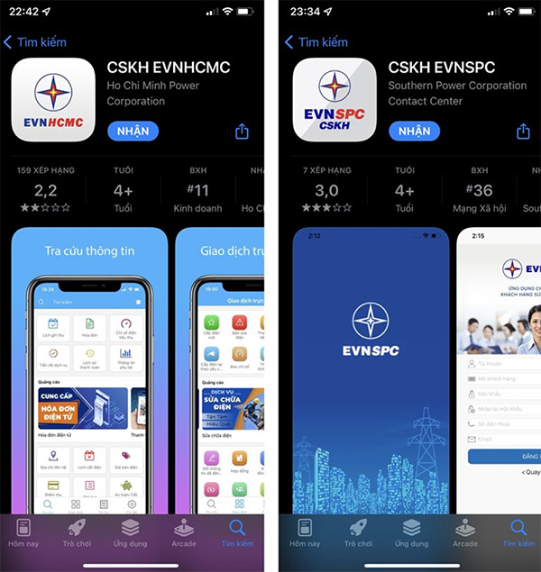 Tra cứu tiền điện đối với người dân tại KV miền Nam