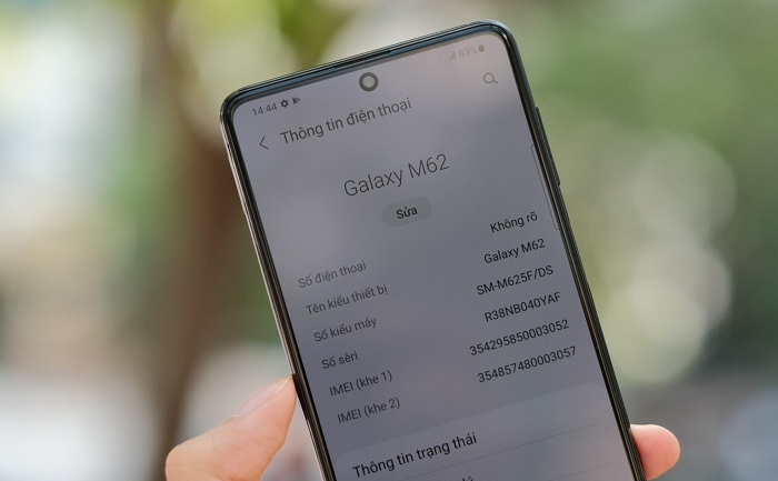 Galaxy M62 chạy Android 11