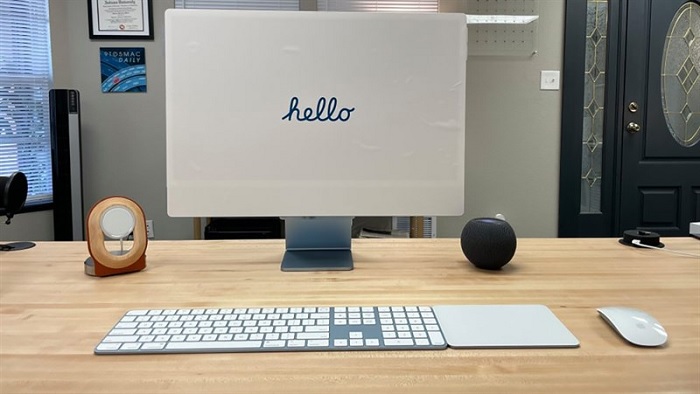 iMac M1 2021 có thiết kế khá mới mẻ