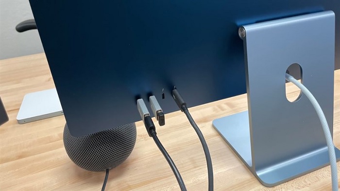 Các cổng kết nối trên iMac M1 2021