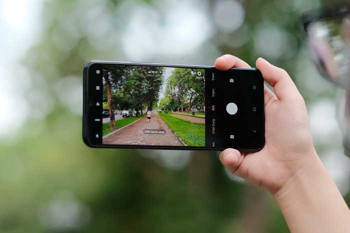 Giao diện camera của Vivo Y53s