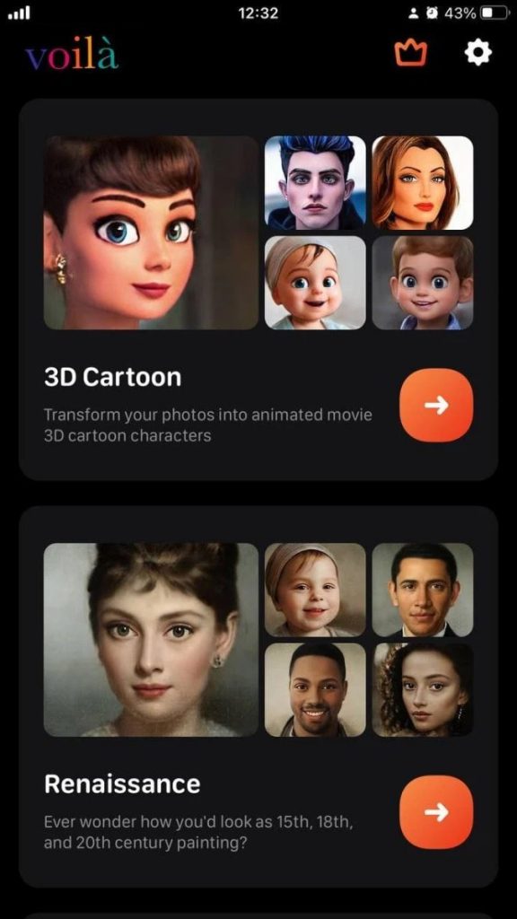 ứng dụng Voila AI Artist là gì