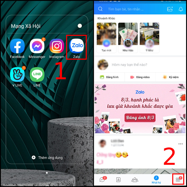 Cách 1: Bật thông báo tin nhắn mới trong ứng dụng Zalo