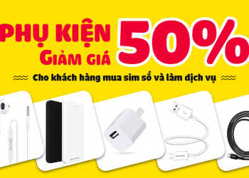 Phụ kiện giảm giá 50%