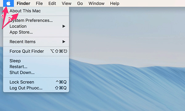 Kiểm tra số serial Macbook qua “About this Mac”