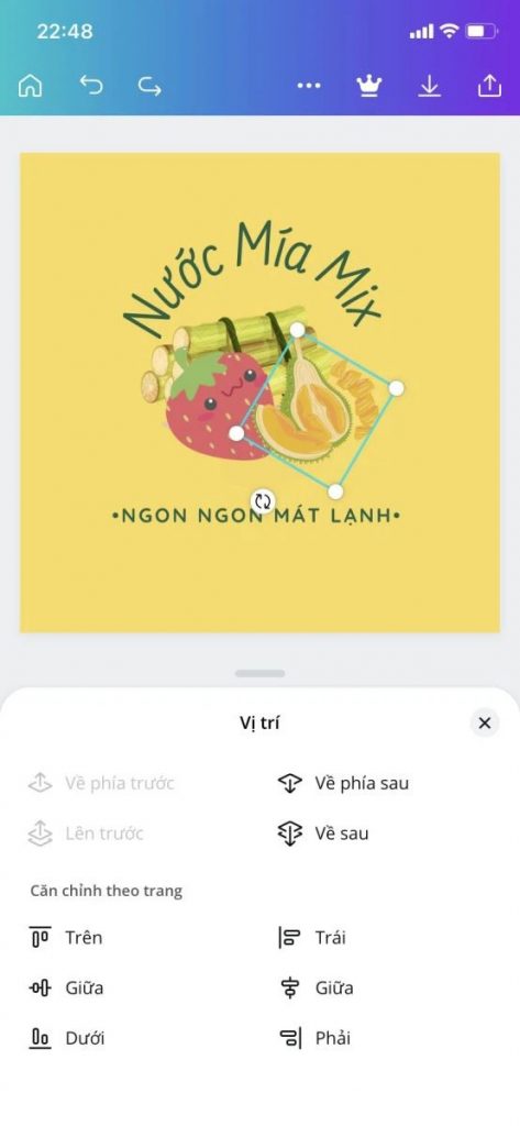 Sầu riêng đã được cho lên trước