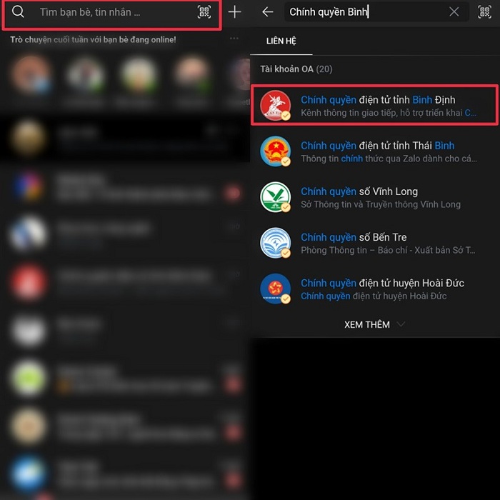 cách xem bản đồ dịch Covid-19 trên Zalo