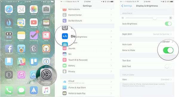 Cài đặt lắc iPhone để mở khóa màn hình iPhone