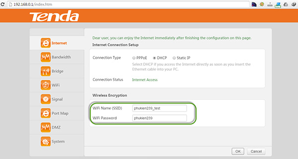 Hướng dẫn cách cài đặt wifi Tenda bằng máy tính (1)
