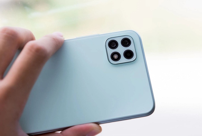 Galaxy A22 5G màu Xanh mint