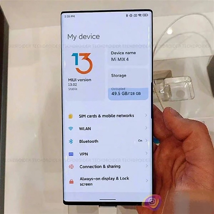 Ảnh trên tay thực tế Xiaomi Mi MIX 4