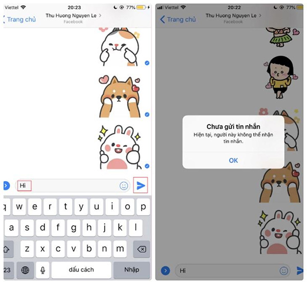 Chặn số điện thoại trên iPhone có nhắn tin được không?