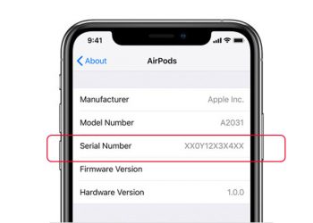 Cách kiểm tra số Serial iPhone, iPad