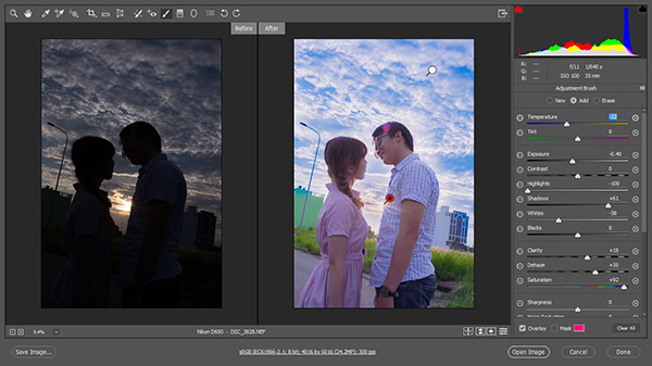 Cách chỉnh ảnh ngược sáng bằng Lightroom trên máy tính (1)