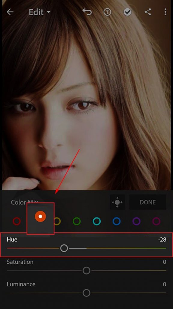 Cứu ảnh cháy sáng bằng Lightroom trên điện thoại (2)