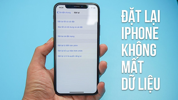 Đặt lại cài đặt điện thoại iPhone
