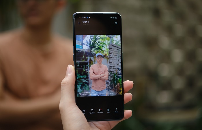 Reno6 Z 5G được tích hợp tính năng Bokeh Flare