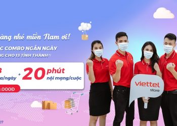Viettel Storre dành tặng 13 tỉnh miền Nam chương trình "Gói cước combo ngắn ngày giá chỉ từ 10.000 đồng"