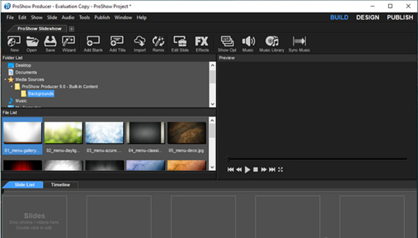 Cách làm video nhạc ghép ảnh trên máy tính bằng ProShow Producer