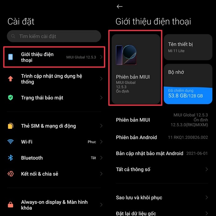 Cập nhật giao diện mới