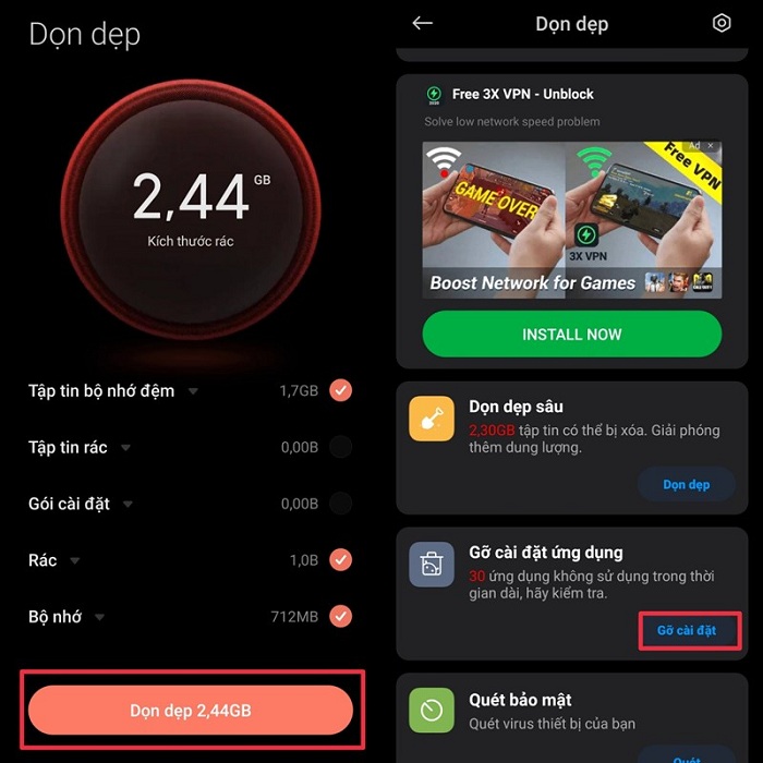 mẹo tăng hiệu năng cho điện thoại Xiaomi