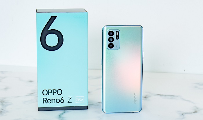 Reno6 Z 5G thiết kế mặt lưng chuyển màu đẹp mắt