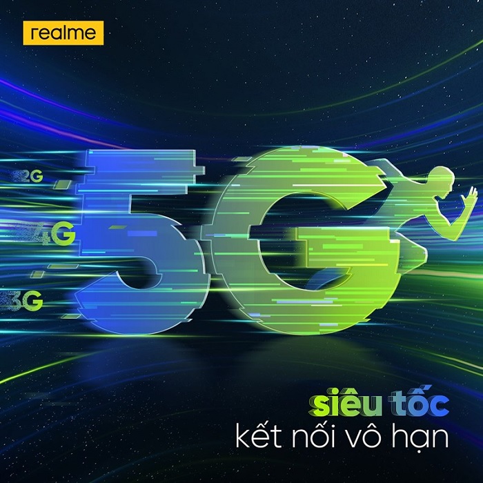 Realme Việt Nam chia sẻ hình ảnh về kết nối 5G