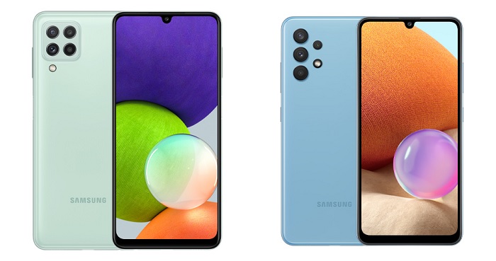 So sánh Samsung Galaxy A22 và Galaxy A32
