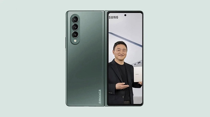 Ảnh render Galaxy Z Fold 3