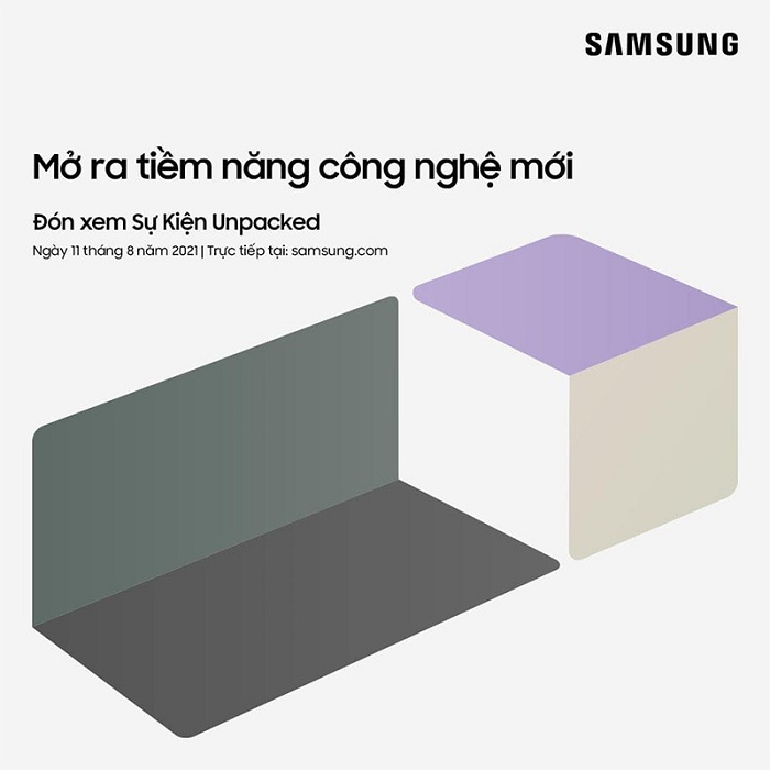 Sự kiện Galaxy Unpacked được tổ chức vào ngày 11/8/2021