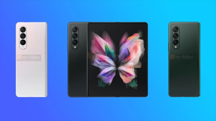 Ảnh render Galaxy Z Fold 3