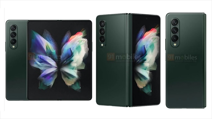 Galaxy Z Fold 3 màu Xanh olive