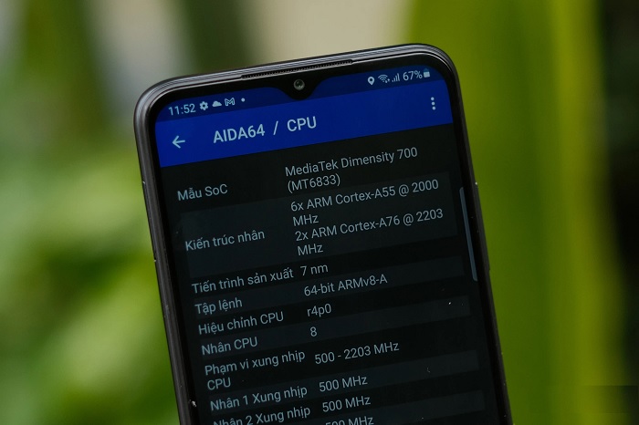 Thông tin phần cứng Galaxy A22 5G