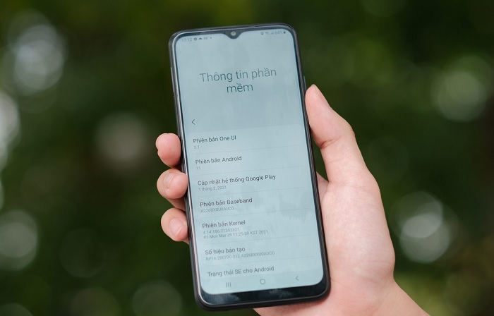 Thông tin phần mềm Galaxy A22 5G